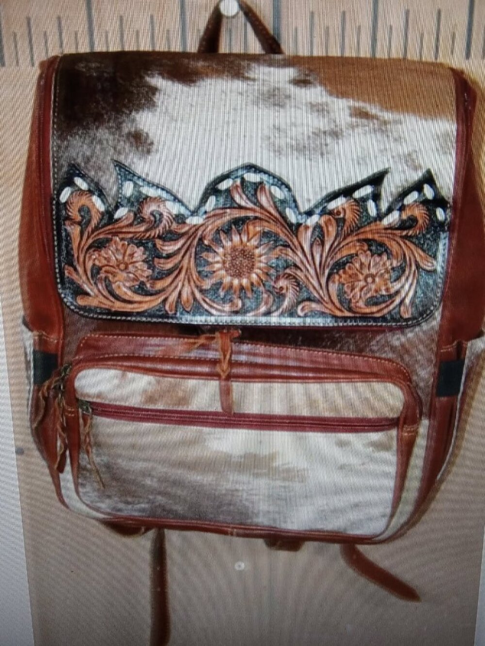 Brand new Custom Cowhide Backpack